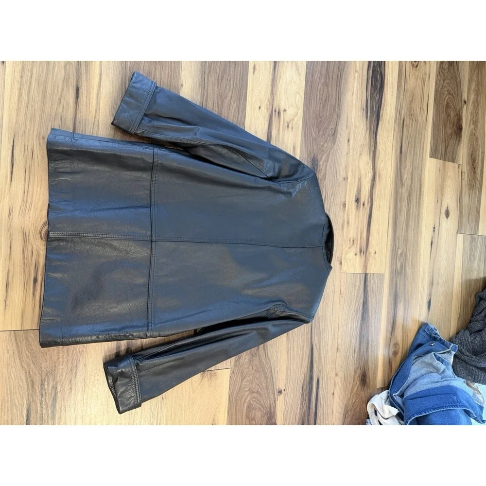 Vintage Winlit Special Editions Black Leather Jacket Women's Size S Lambskin - Picture 9 of 10